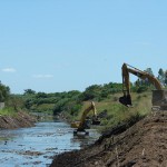 Obras en el Arroyo Moron